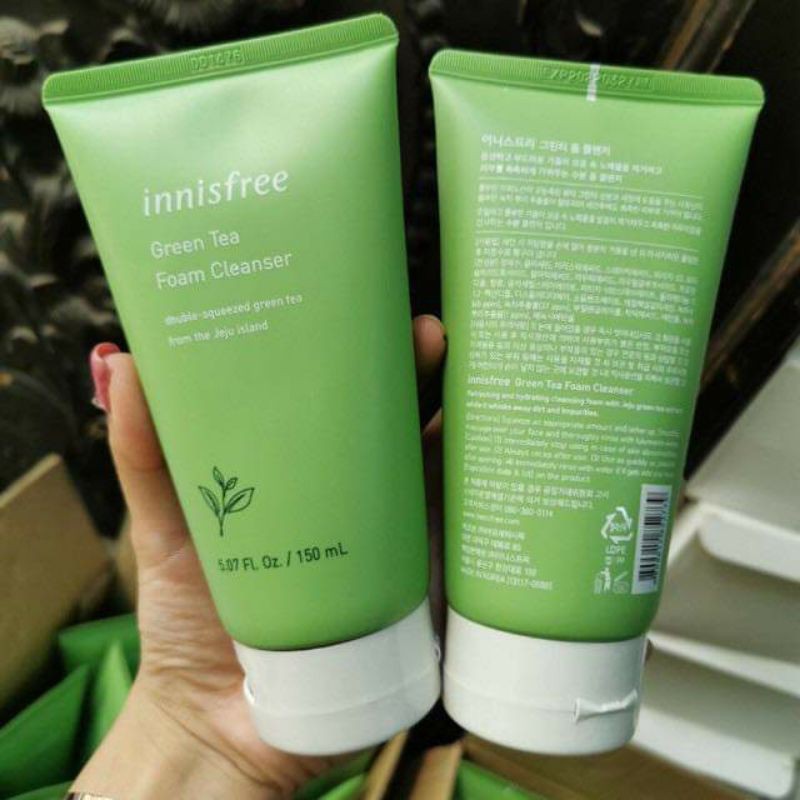 SỮA Rửa Mặt Trà Xanh Trắng Da 150ml