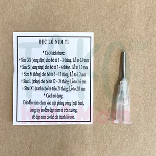 Đục, Dập Lỗ Núm Ty Cho Bé