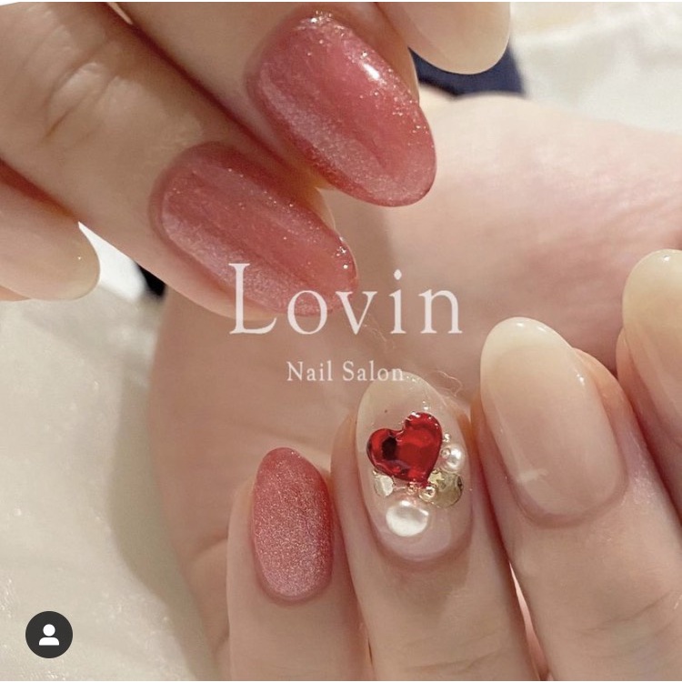 Túi 10 Viên Đá Nail Trái Tim Chân Bằng Trang Trí Móng ANGELICA P29