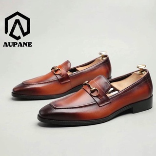 Giày lười nam cao cấp da bò thật bảo hành 1 năm kiểu dáng Horsebit Loafer - Mã T87