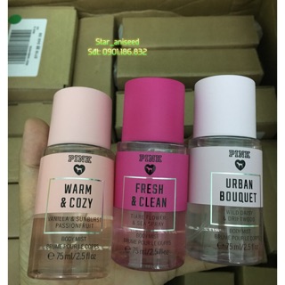 [Có bill USA – Có sẵn] Nước Hoa Xịt Thơm Toàn Thân Victoria's Secret Pink Body Mist 75ml