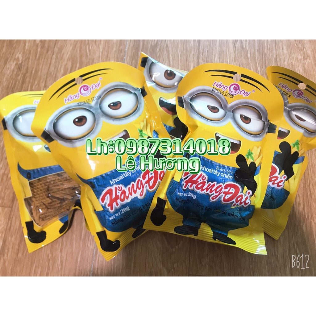 Snack hình khoai tây hằng đại minion