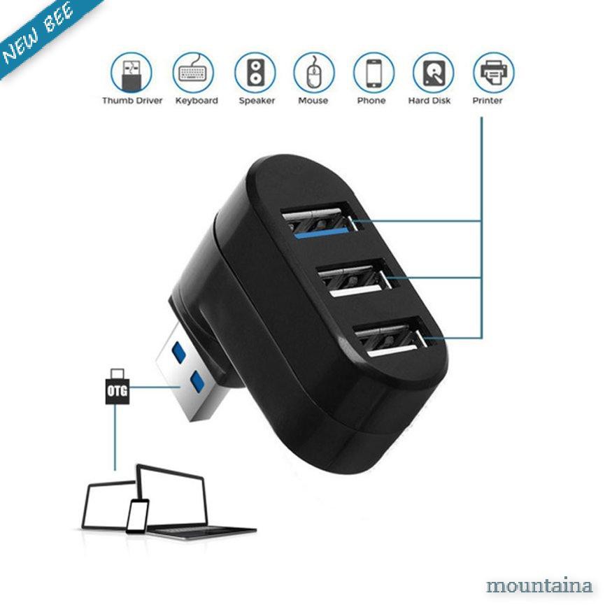 Bộ Chia 3 / 6 Cổng Usb Hub Hab 1 Đầu Đọc Usb 3.0 Cho Pc Laptop