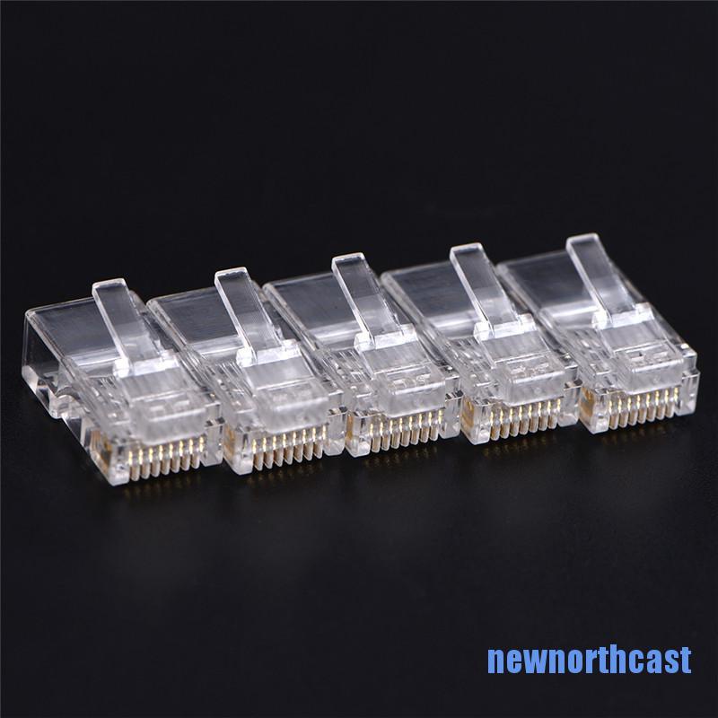 Set 50 Đầu Nối Dây Mạng Lan Rj45 Cat5 8p8c Cho Máy Tính | BigBuy360 - bigbuy360.vn