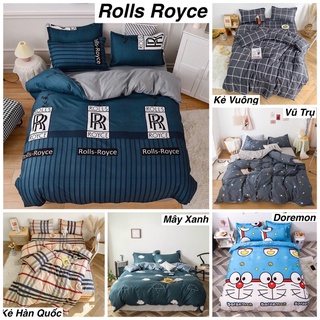 Miễn Phí May ga phủ nhắn tin shop  Bộ 4 Món Vỏ Chăn Ga Gối Coton poly Bo Chun nhập khẩu cao cấp ( không kèm ruột )