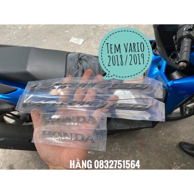 TEM CHỮ NỖI ZIN VARIO/CLICK 150 DỜI 217/218/219/2020