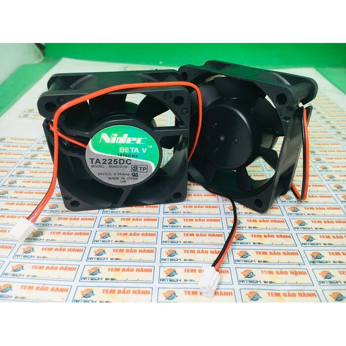 Quạt Nidec TA225DC M34313-16 24V 0.14A 60*60*25mm