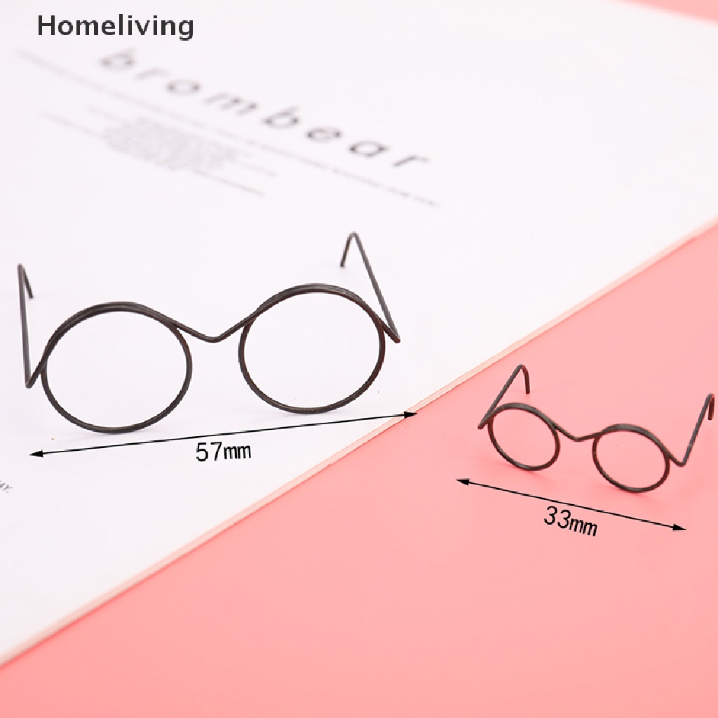 Mắt Kính Không Gọng Tròn Thời Trang Dành Cho Búp Bê
