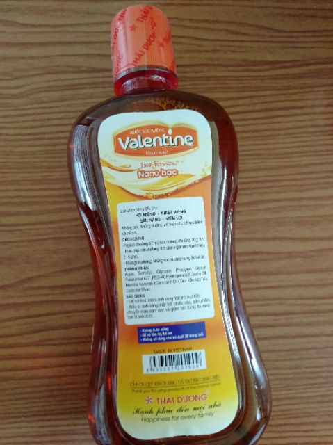 Nước súc miệng Valentine chai 500 ml