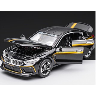 Đồ chơi trẻ em yêu thích, Xe ô tô mô hình hợp kim BMW M8 Competition cao cấp tỷ lệ 1:32