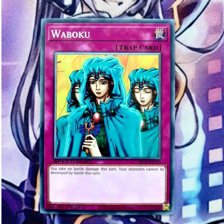 THẺ BÀI YUGIOH - TRAP - Waboku - SBCB-EN143 - Common 1st Edition