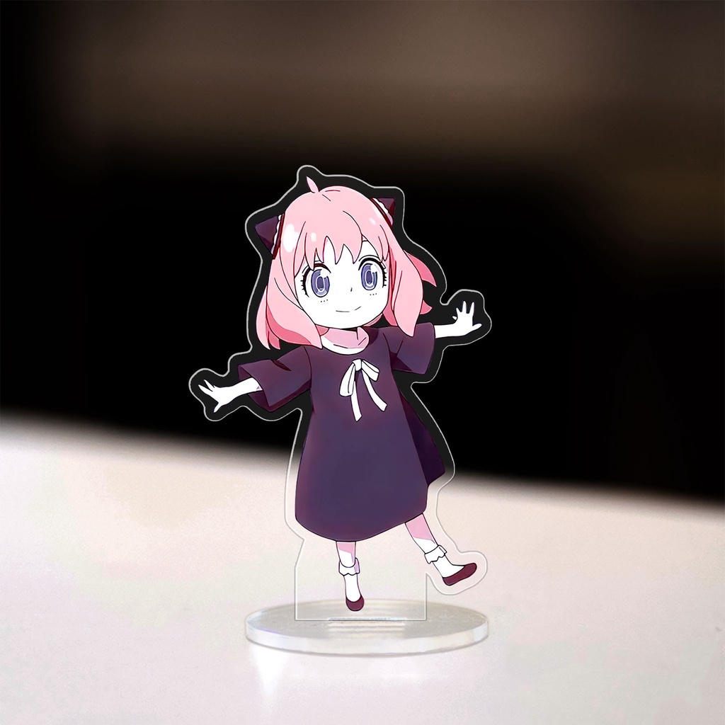 Mô hình standee Anya Forger anime Spy x Family cao 8cm