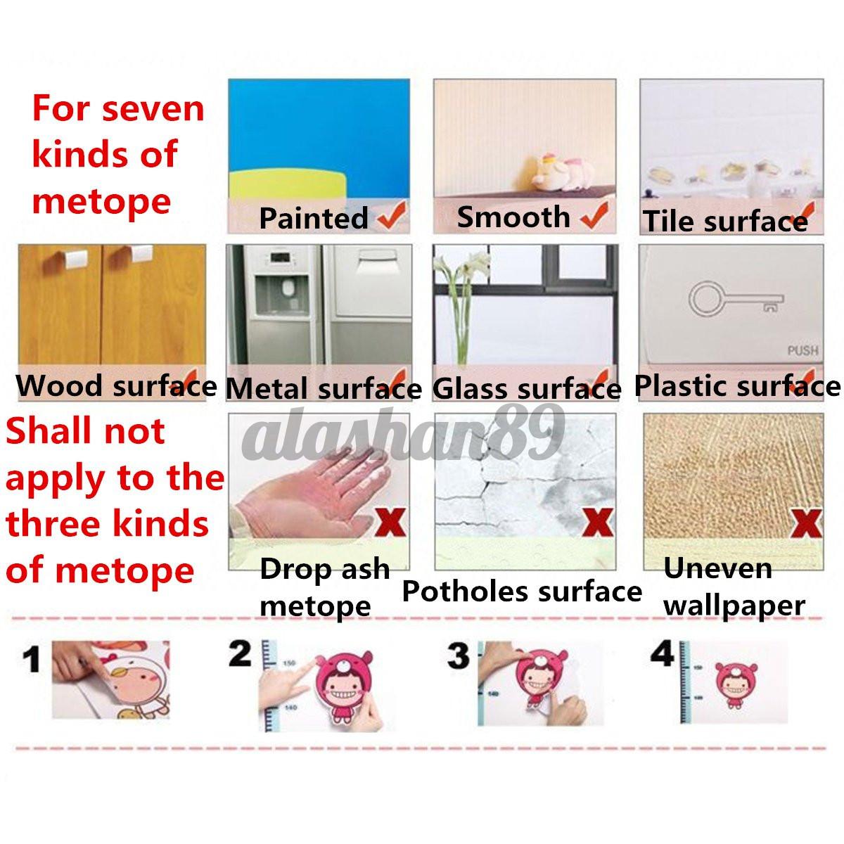 Bảng Đen Nam Châm Dán Tường 60x100cm | BigBuy360 - bigbuy360.vn