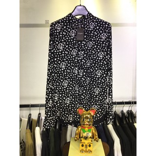 SLP - ÁO SƠ MI NAM NỮ TAY DÀI VISCOSE SAIN.T LAUREN.T, HỌA TIẾT SAO CHÙM, MỀM MÁT, ĐỦ TAGS, HIGH QUALITY MENSWEAR SHIRT
