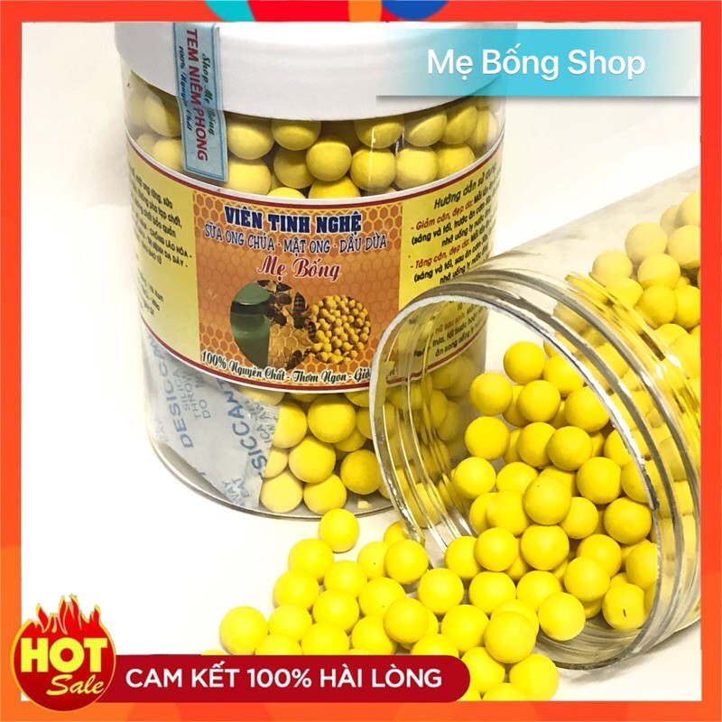 1kg viên tinh nghệ mật ong, sữa ong chúa, dầu dừa(có phiếu kiểm định)_Shop Mẹ Bống | BigBuy360 - bigbuy360.vn