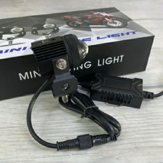 Đèn led trợ sáng mini siêu sáng 2 chế độ vàng - trắng