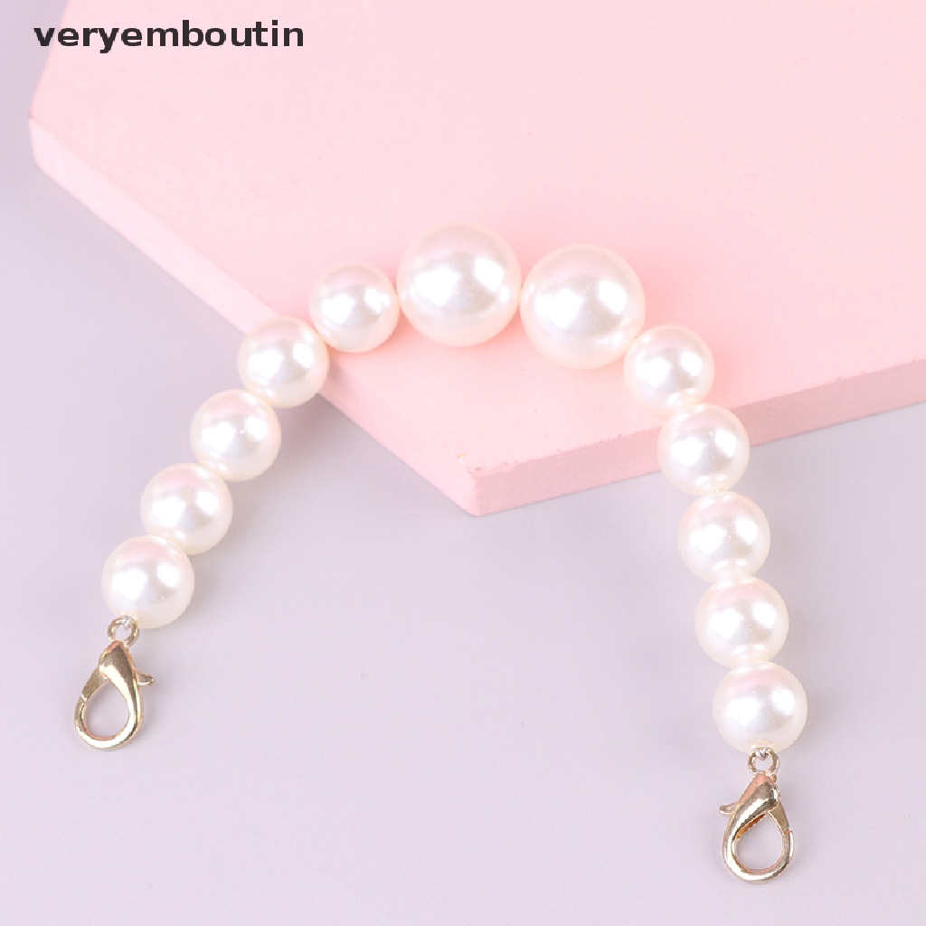 Dây đeo túi xách đính ngọc trai giả thời trang