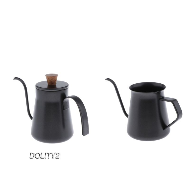 Ấm Pha Trà / Cà Phê Có Nắp Kiểu Nhật Bản 400ml Màu Đen 2 Cái