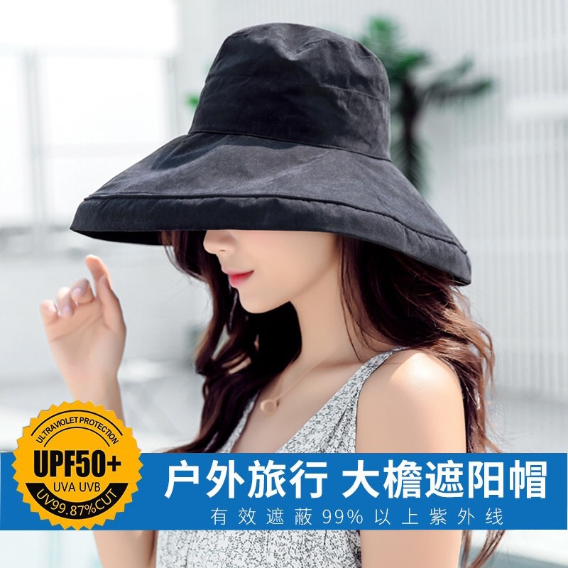 Nón Vành Rộng Chống Nắng Style Retro Trơn L1773 - LoanTay