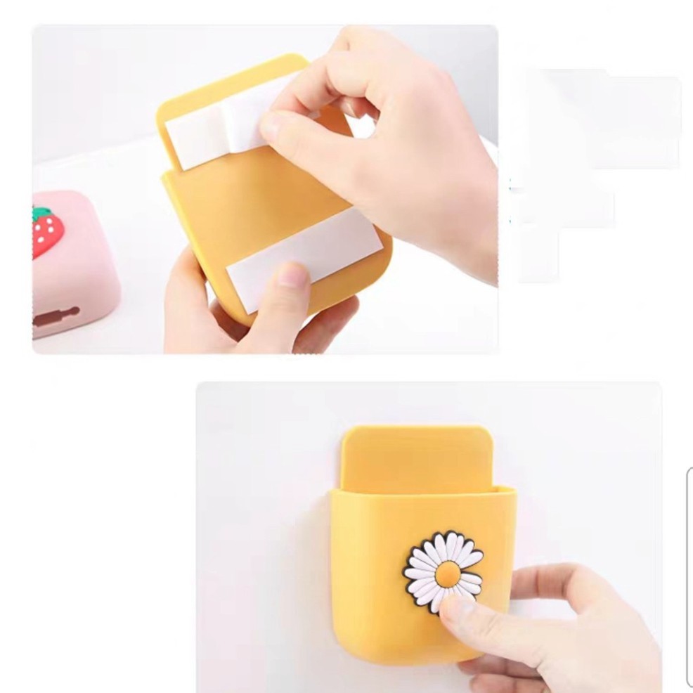 Kệ Dán Tường Để Điều Khiển - Giá Đỡ Điện Thoại Mẫu Mới