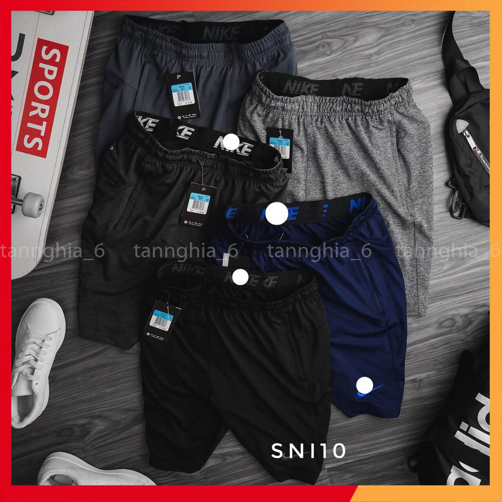 Quần short thun thể thao nam 3 túi khóa vnxk SNI10 | BigBuy360 - bigbuy360.vn