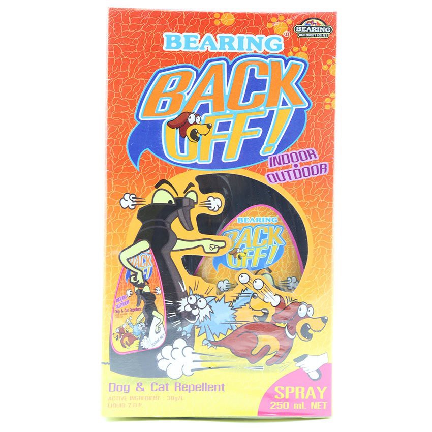 Chai xịt ngăn chặn chó mèo đi bậy Bearing BackOff 250ml