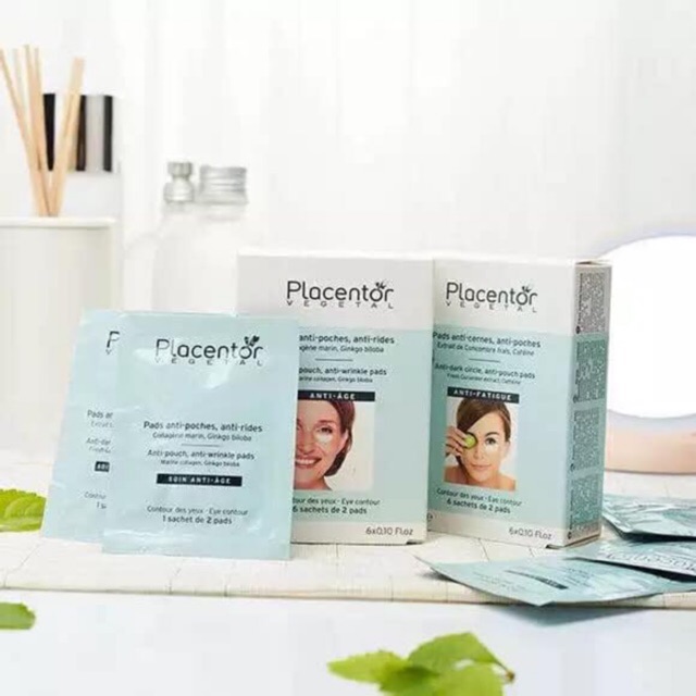 Mặt nạ dưỡng mắt Thâm/nhăn/bọng Placentor Pháp