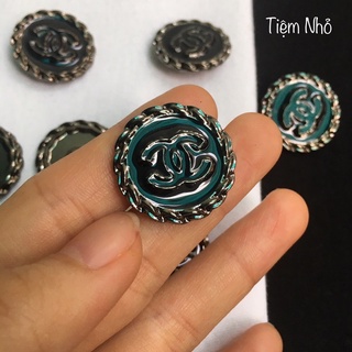 Nút kim loại không gỉ, kích 2.2cm