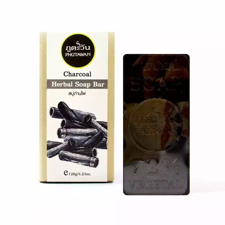 Xà Phòng Thảo Dược Phutawan Herbal Soap Bar Thành Phần Tự Nhiên 120g