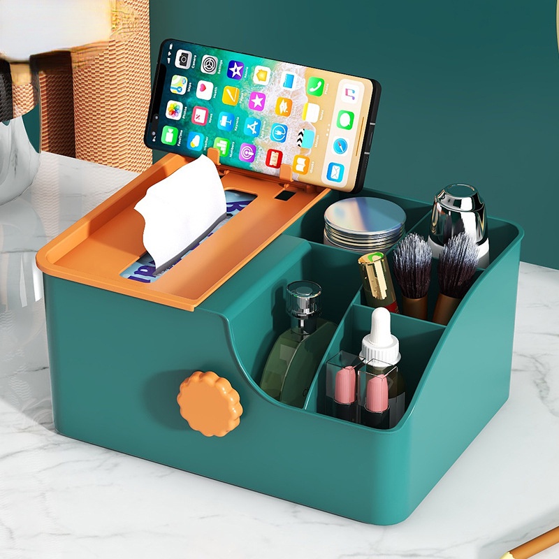 Hộp Đựng Khăn Giấy Đa Năng Dạng Xoay Tiện Dụng Cho Gia Đình