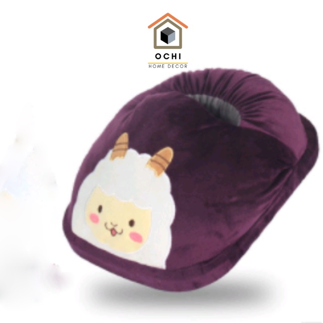 Túi sưởi chân cắm điện, máy sưởi chân hình thú, túi làm ấm chân, sưởi ấm chân Ochi home