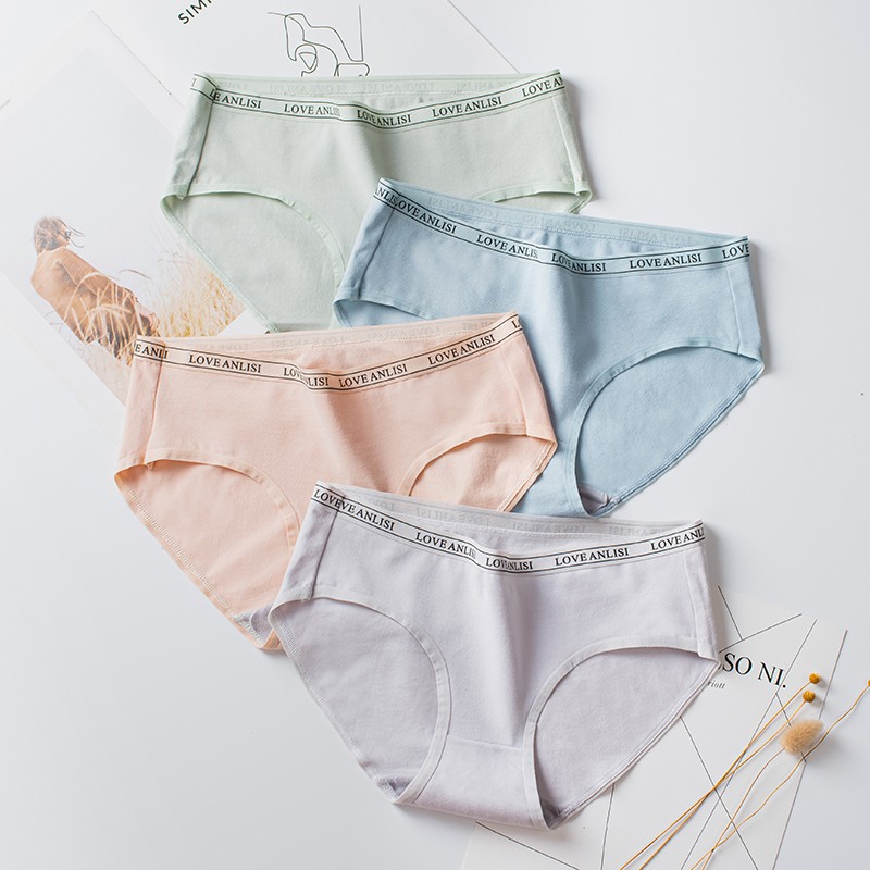 Quần Lót Cotton Nữ Nhiều Màu
