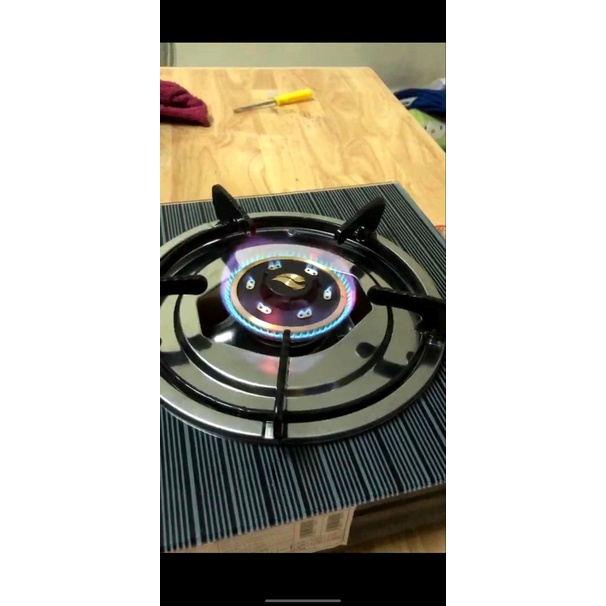 Bêp gas đơn IKURA - Chính hãng  - Đầu đốt hoa sen bằng đồng phi 78