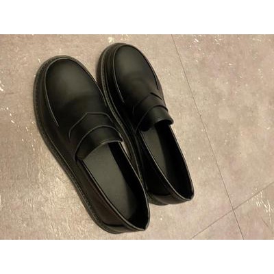 Giày loafer đế dày ulzzang, giày moca bệt đế 3cm vintage