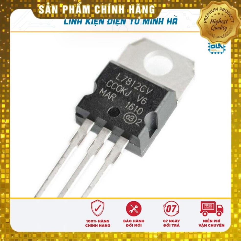 IC Ổn Áp L7812 TO220 1.5A 12V IC Nguồn 12V