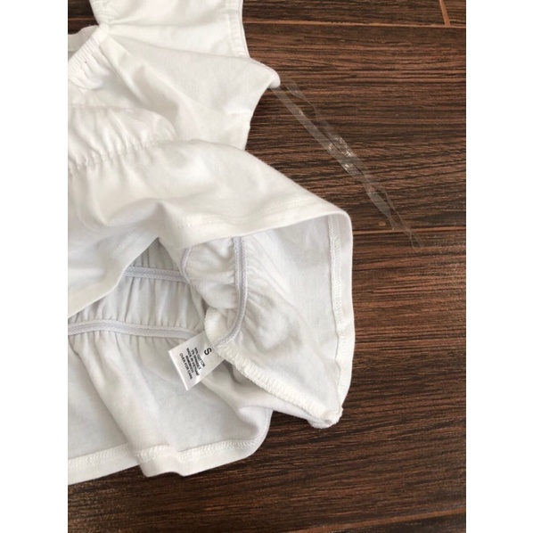 Áo thun croptop FORM NHỎ ngắn tay nhún eo Pacsun VNXK