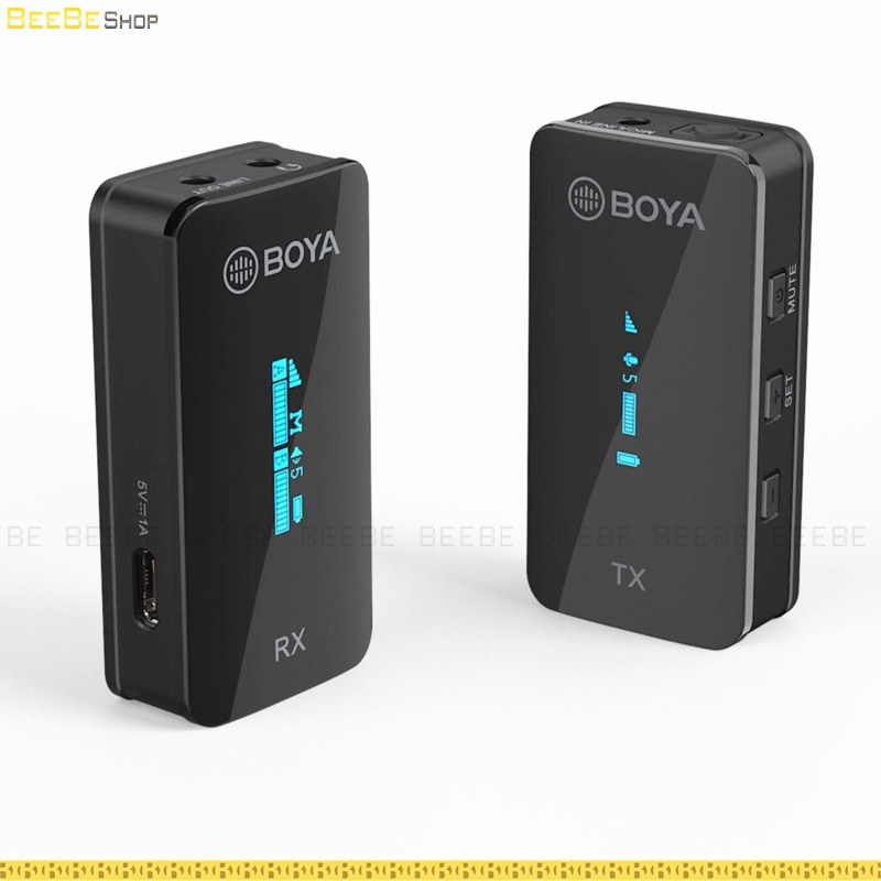 Boya BY-XM6-S1 / BY-XM6-S2 - Micro Không Dây True-Wireless Cho Smartphone, Cameras, Thu Âm, Làm Vlog, Phỏng Vấn