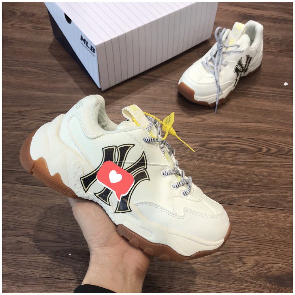 [𝗕𝗮́𝗻 𝗹𝗼̂̃ 𝘃𝗼̂́𝗻] Giày thể thao ,Giày sneaker MLB các màu NY , boston , La , đế nâu