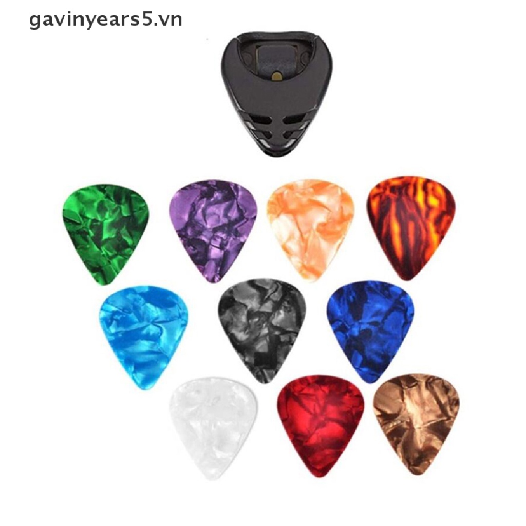 Set 10 Miếng Gảy Đàn Guitar Điện / Acoustic 1 Pick Nhiều Màu Sắc