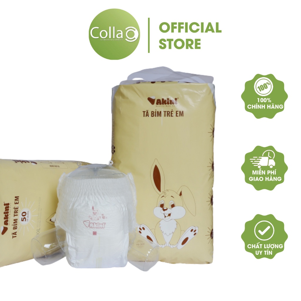 Tã Quần Akini Bịch 100 Miếng Size M Chất Bông Siêu Mỏng Mềm Mịn Thấm Hút Chống Tràn Cho Bé Thỏa Mái Vận Động Cả Ngày