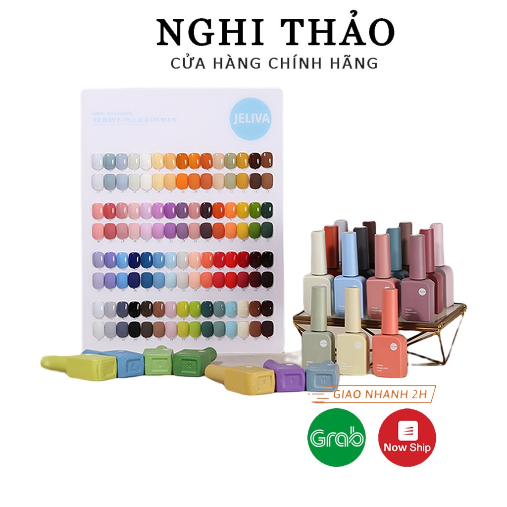 Set sơn Jeliva nail 60 màu