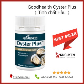Tinh chất hàu New Zealand Good Health Oyster Plus tăng cường sinh lý nam giới | KNguyen