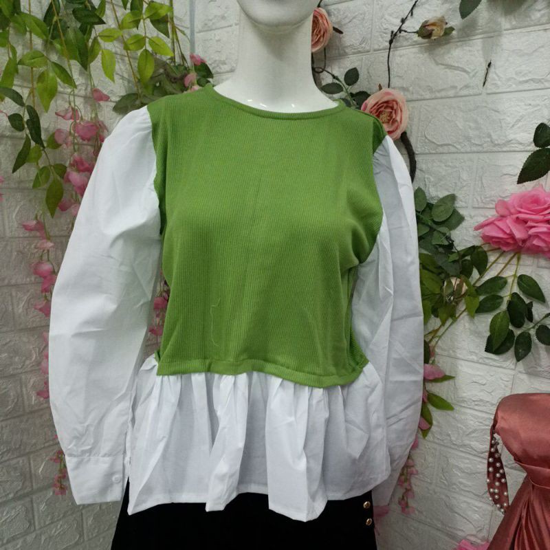 Áo kiểu phối