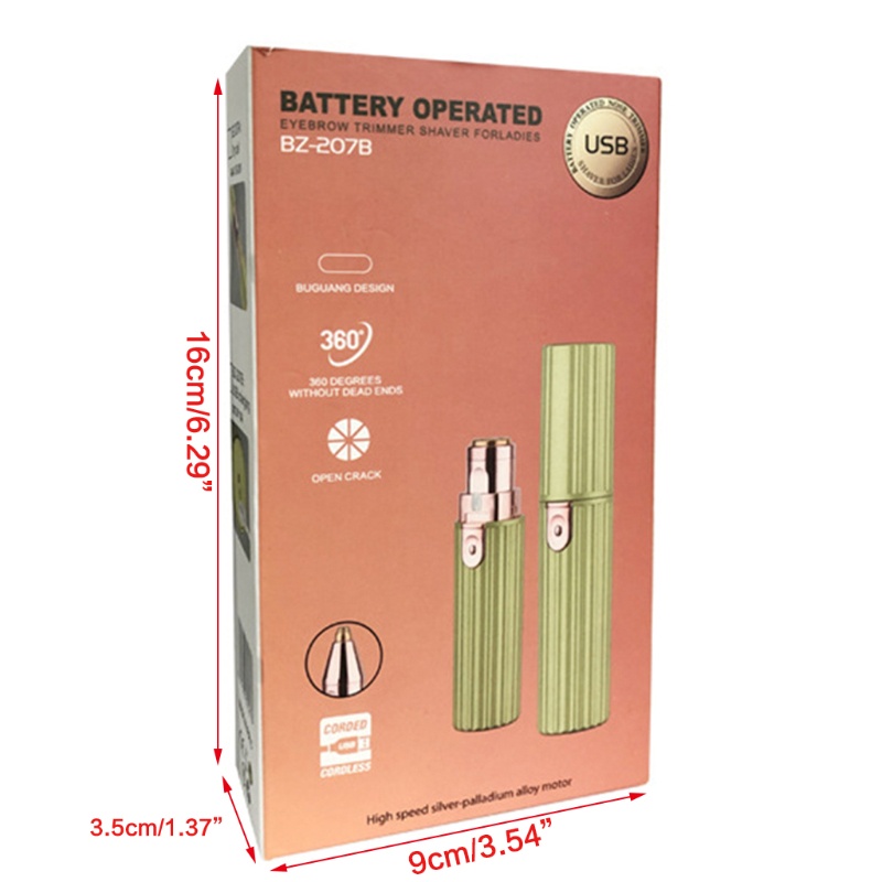 Máy Tỉa Lông Mày Có Đèn LED YOUYO Không Đau Tiện Dụng