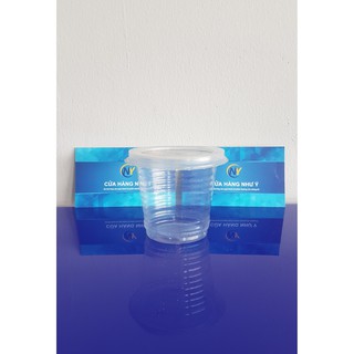 ( RẺ VÔ ĐỊCH ) Lốc 50 Ly nhựa làm rau câu 120ml + Nắp