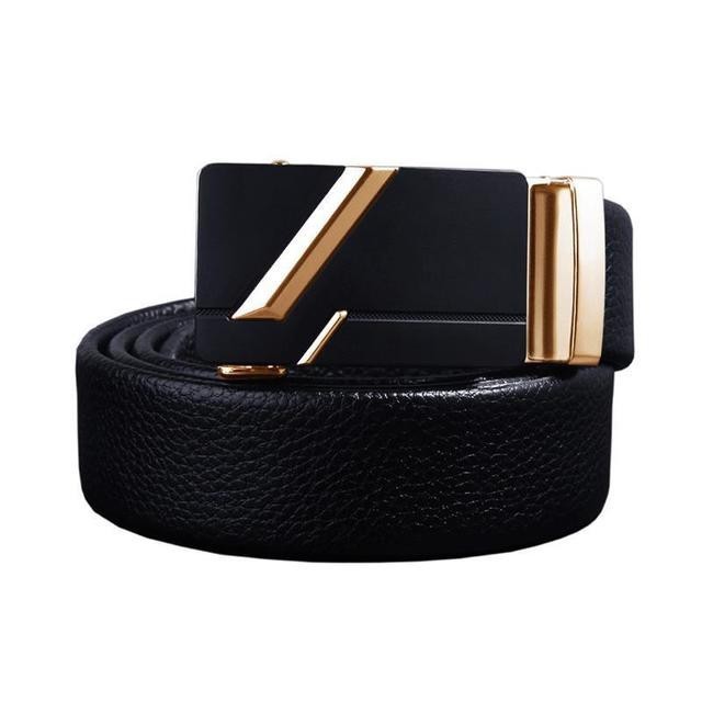 Thắt Lưng Da Nam Khóa Tự Động Cao Cấp Dây Nịt Nam Da Bò Nguyên Miếng