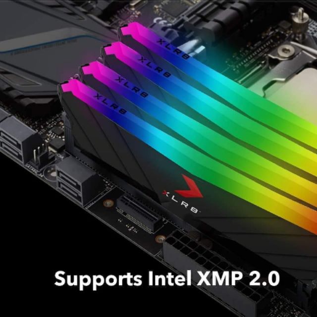RAM PNY 8GB BUS 3200 LED RGB NEW HÃNG