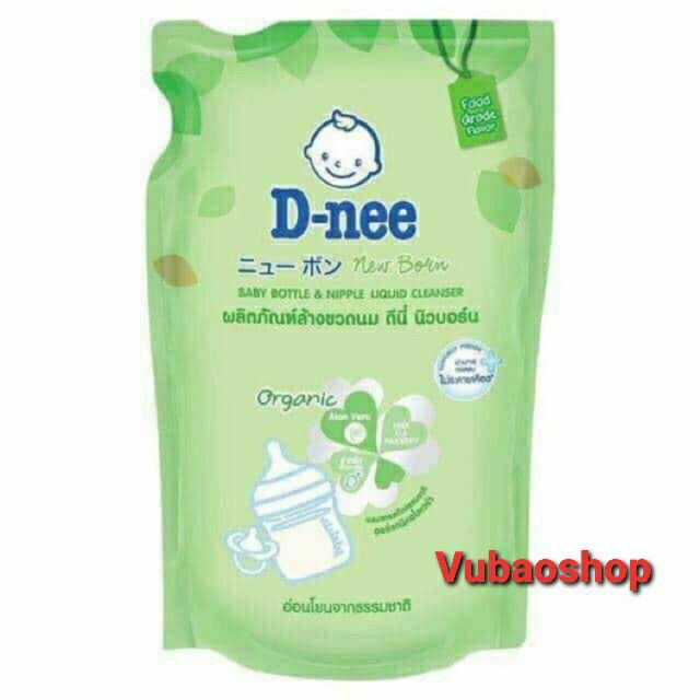 (HCM)Nước rửa bình sữa túi Dnee 600ml