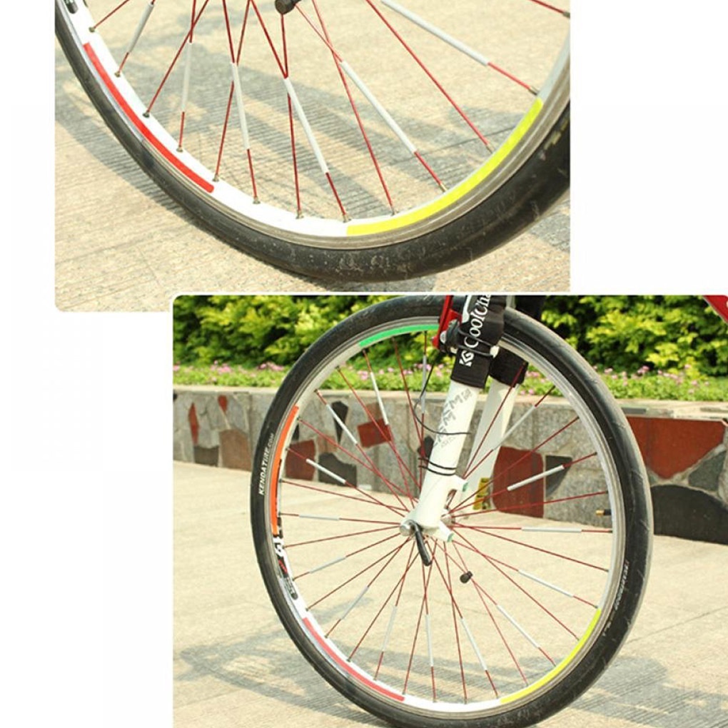 Bộ 12 ống phản quang không thấm nước FF86 cho bánh xe đạp