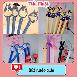 Bút nước mực đen / bút bi mực xanh hình cute